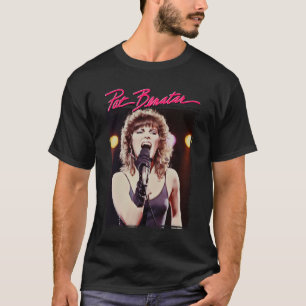 Camiseta Para Dons Mulheres Benatar Singer Classic T Shirt