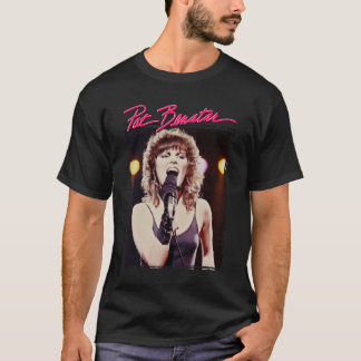 Camiseta Para Dons Mulheres Benatar Singer Classic T Shirt