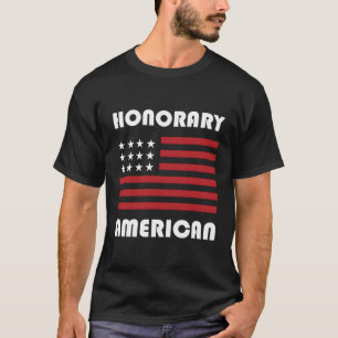 Camiseta Para Estudantes Estrangeiros Americanos Honorários