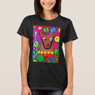 Camiseta Para Fã de Cachorrinho Fofo no Estilo de Arte Cani