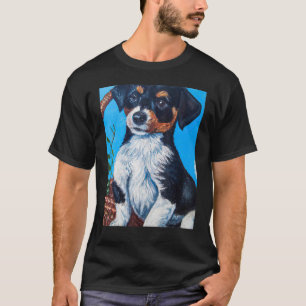 Camiseta Para Fã de Cachorrinho Fofo no Estilo de Arte Cani