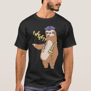Camiseta Para fãs de preguiça e oficiais de trânsito que se