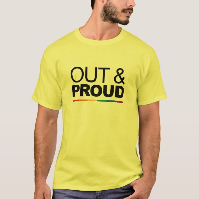 CAMISETA PARA FORA & ORGULHOSO (Frente)