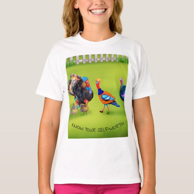 Camiseta para garotas BJJ (Frente)