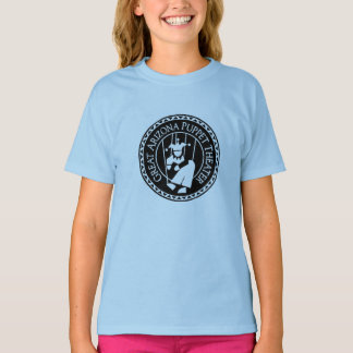 Camiseta para garotas, logotipo grande