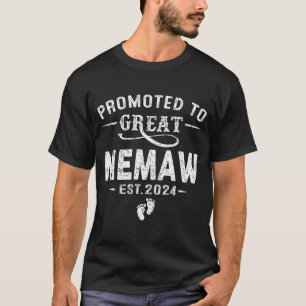 Camiseta Para Grande Memaw 2024 Dia das Mães Primeira Vez M