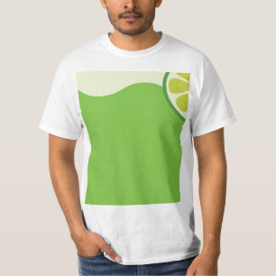 Camiseta para homens coquetel limão