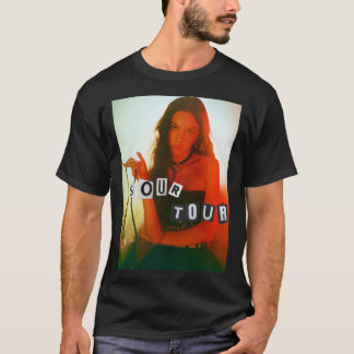 Camiseta Para Homens Mulheres Amarrando Tour Olivia Rodrigo