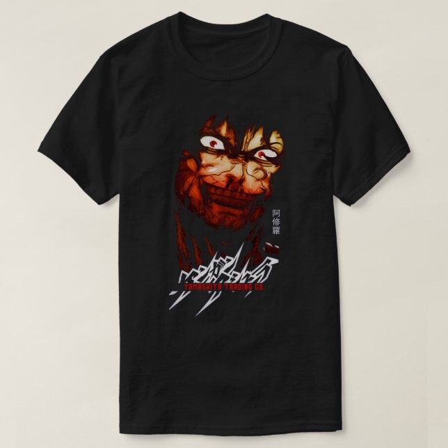 Camiseta Para Homens Mulheres Asura Japão Animação Incrível (Frente do Design)