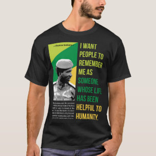 Camiseta Para Homens Mulheres Thomas Revolucionária Sankara