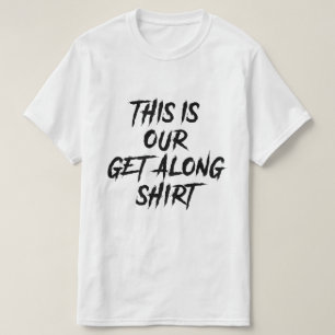 Camiseta Para irmãos 2 cabeças Este é o nosso nos dar bem
