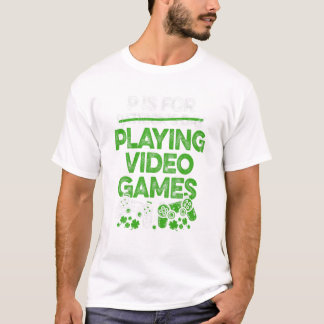Camiseta Para Jogar Videos games Engraçado