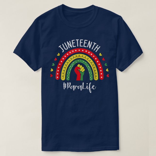 Camiseta Para Juneteenth Celebrating Black Freedom 1865 Afr (Frente do Design)