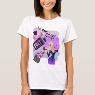 Camiseta Para latinas amantes da maquiagem