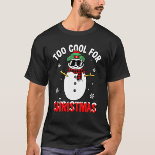 Camiseta Para Legal no Natal Snowman Snow Happy Holiday X