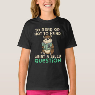 Camiseta Para Ler ou Não Ler, Amante de Livros Capivara Eng