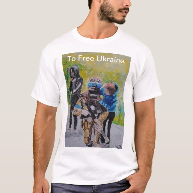 Camiseta Para libertar a Ucrânia (Frente)