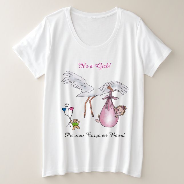 Camiseta para Mãe em Expectativa (Frente do Design)