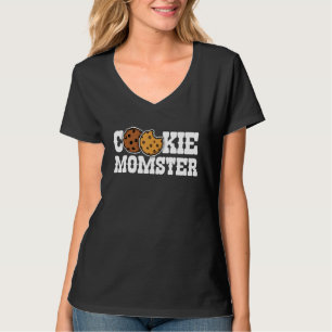 Camiseta Para Mães de padeiro Mães Cookie Momster Mãe