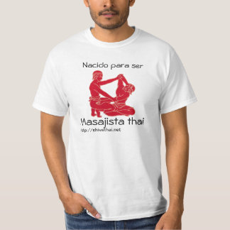 Camiseta para masajistas thai (hombre)