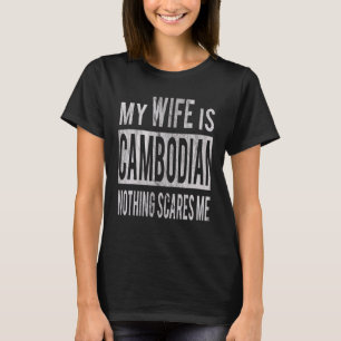Camiseta Para Melhor Marido Da Mulher Cambojana Cambojana S