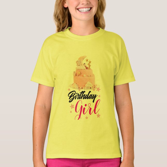Camiseta para Meninas (Frente)