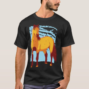 Camiseta para Meninas com Cavalos Lindos Cavalos Bonitos