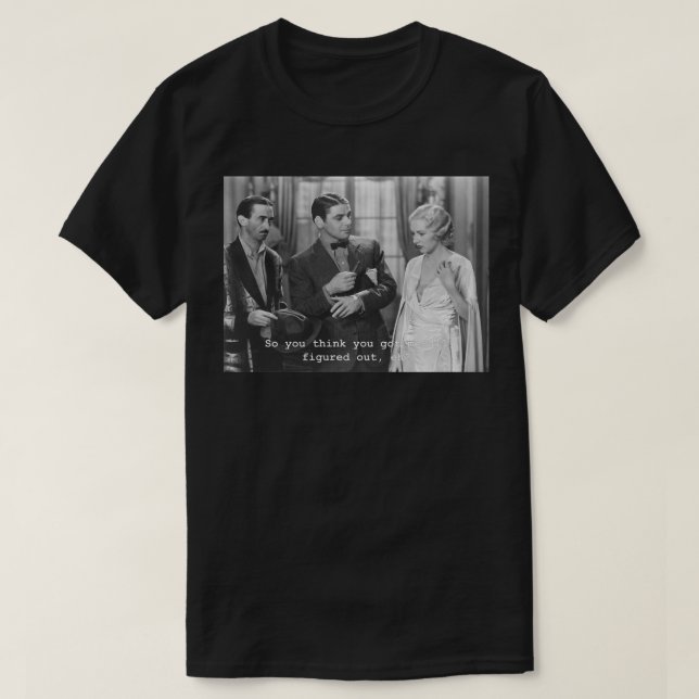Camiseta Para Mens Mulheres Barbara Atriz Stanwyck Incrível (Frente do Design)