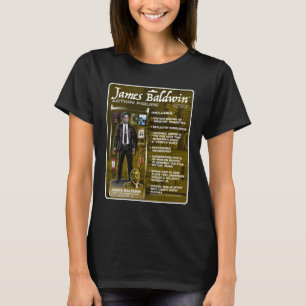 Camiseta Para Mens Mulheres James Baldwin Oferece Presentes