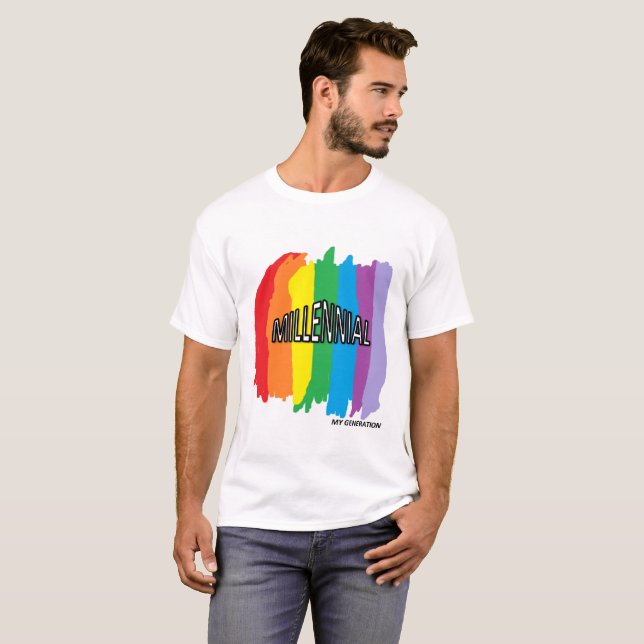 Camiseta para MILLENNIALS (Frente Completa)