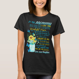 Camiseta Para Minha Mamãe Nunca Esquece Que Eu Te Amo