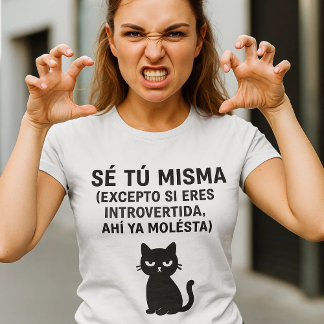 Camiseta para mujeres raras pero reales