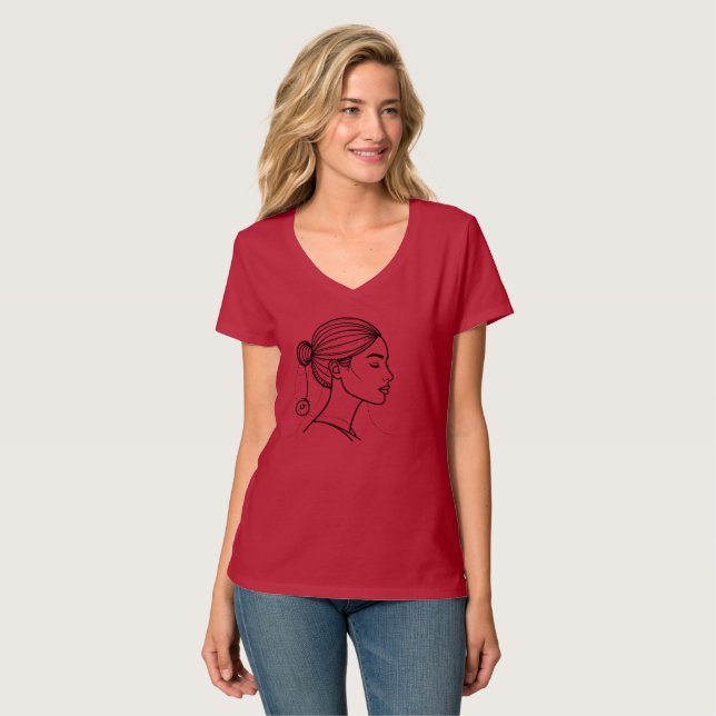 Camiseta para Mulher (Frente Completa)