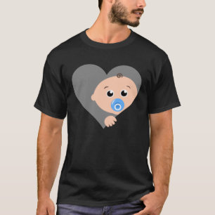 Camiseta Para mulheres grávidas, barriga de bebê gravidez