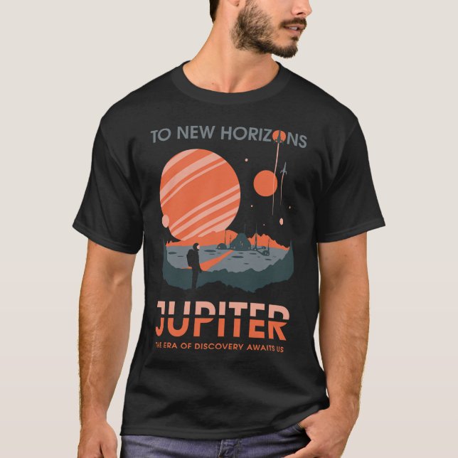 Camiseta Para novos horizontes (Frente)