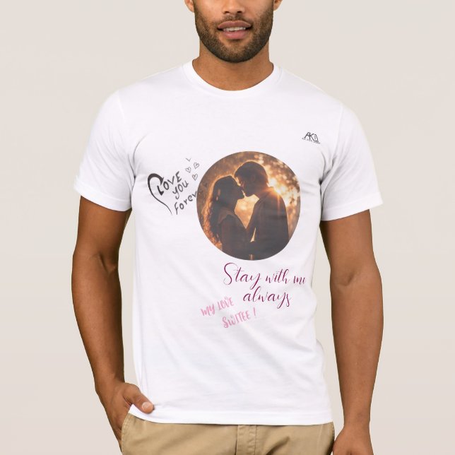Camiseta para o Dia dos Namorados (Frente)