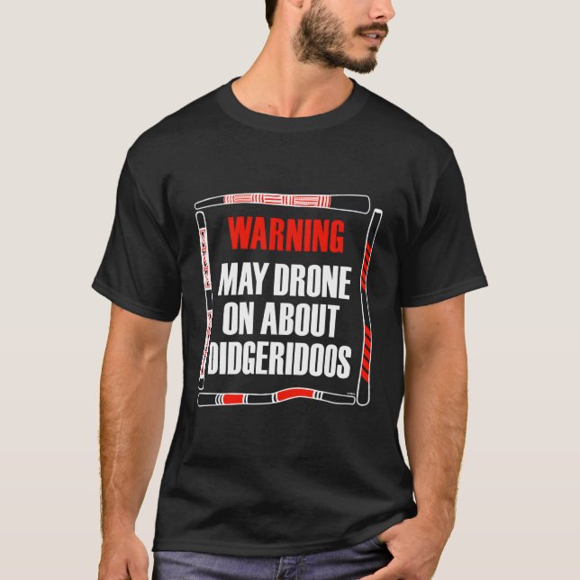 Camiseta Para o Geek Didjeridu Didge do Didgeridoo Player Y (Frente)