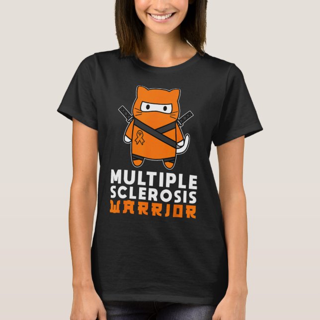 Camiseta Para o Guerreiro da Esclerose Mês (Frente)