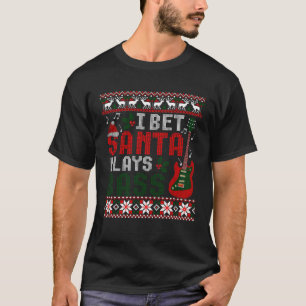 Camiseta para o jogador de latão Legal Musical Electric Bas