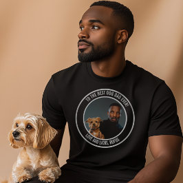 Camiseta Para o melhor Pai de cães alguma vez personalizado