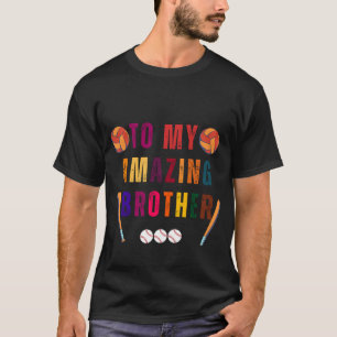 Camiseta Para o meu incrível irmão Dia dos irmãos