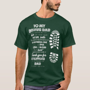 Camiseta Para o meu Pai de Bônus Tee do StepDaughter Son Ha