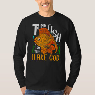Camiseta Para O Meu Peixe Eu Sou O Aquarista Do Tanque De P