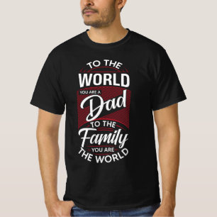 Camiseta Para o mundo, você é um 🌍 ❤️