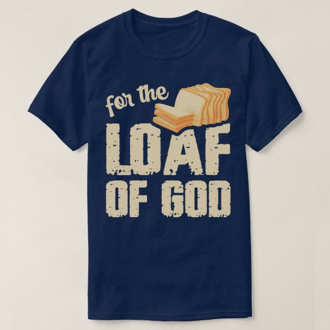 Camiseta Para o pão de Deus Pun para um leitor (Frente do Design)