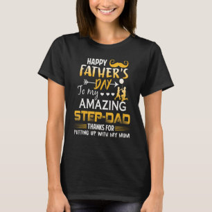 Camiseta Para Os Obrigados De Pai Passo Incríveis Para Prep