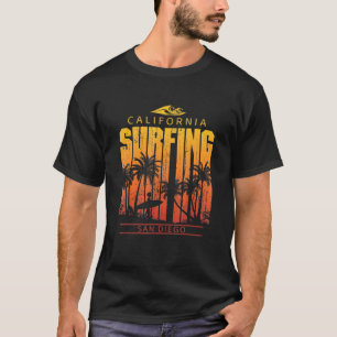 Camiseta Para os ventiladores do Surf San Diego California