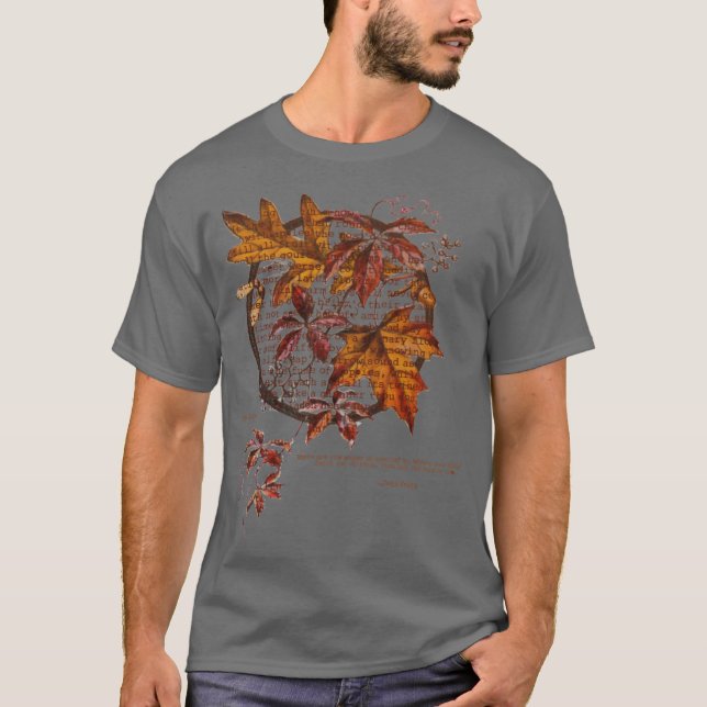 Camiseta para outono (Frente)