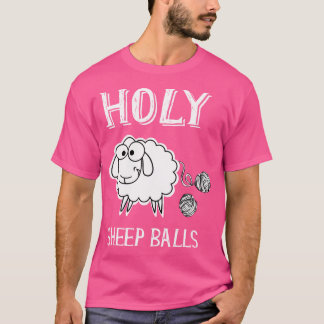 Camiseta Para Ovelha de Tricô Diversão Lã de Ovelha