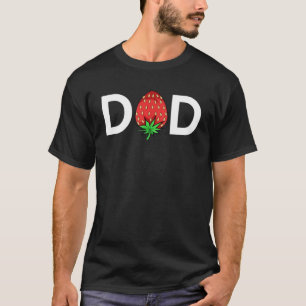 Camiseta Para Pai de morango Pai